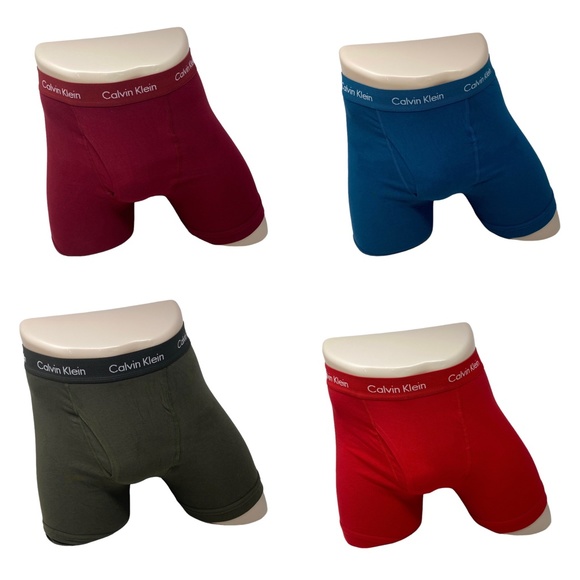 Calvin Klein Other - Calvin Klein Men Underwear 5 Pack Boxer Brief Cotton Stretch Green Red NB3395905